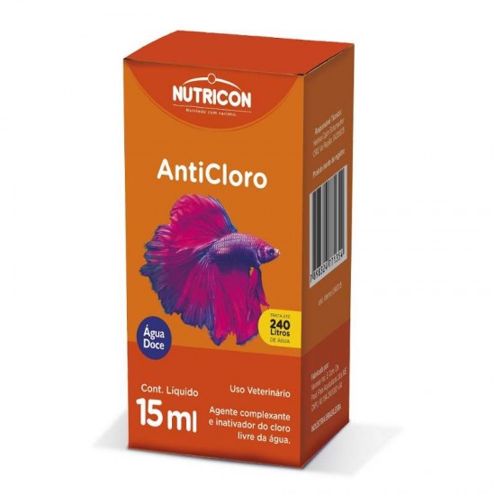 ANTI-CLORO 15ML - NUTRICON (UN0015)