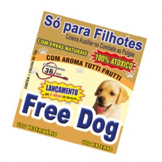 4698 - COLEIRA ANTI PULGAS FREE DOG FILHOTE FP