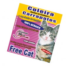 4702 - COLEIRA ANTI CARRAPATOS FREE CAT 36CM